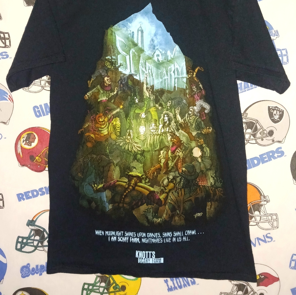 14T Youth Kids Toddlers Knotts Scary Farm Halloween Haunt Horror Tee Shirt